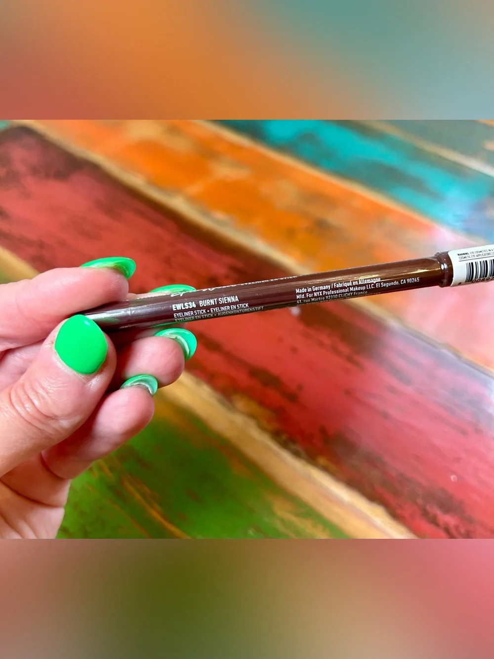 NEW NYX Epic Wear Waterproof Eyeliner Stick Burnt Sienna EWLS34 NIP